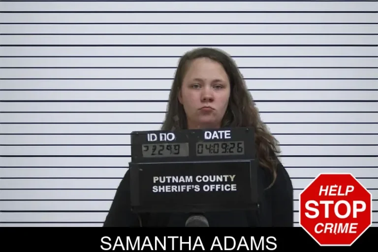 Samantha Adams mugshot – Putnam County , Georgia Samantha Adams