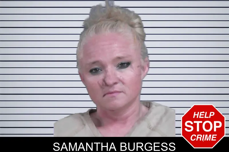 Samantha Burgess mugshot
