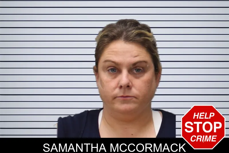 Samantha McCormack mugshot