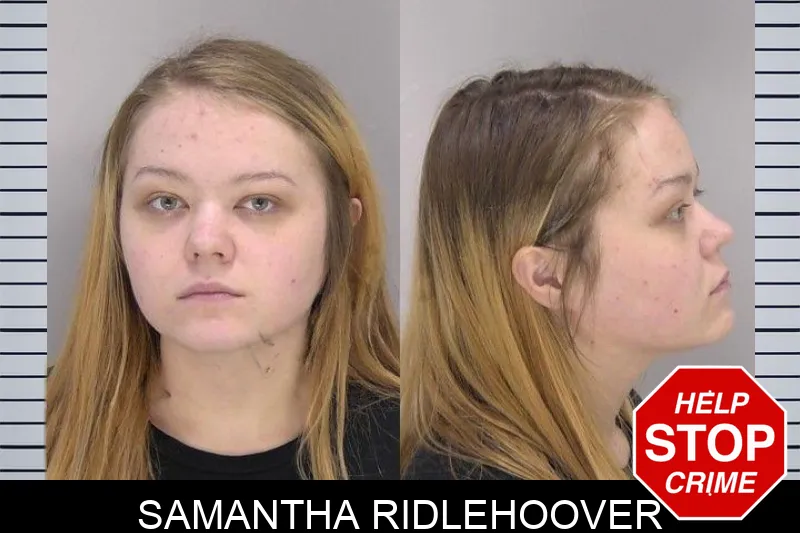 Samantha Ridlehoover mugshot