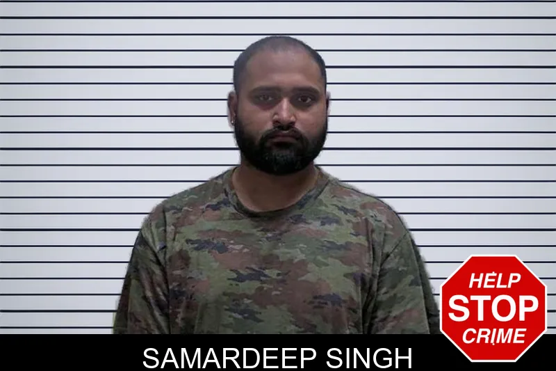 Samardeep Singh mugshot
