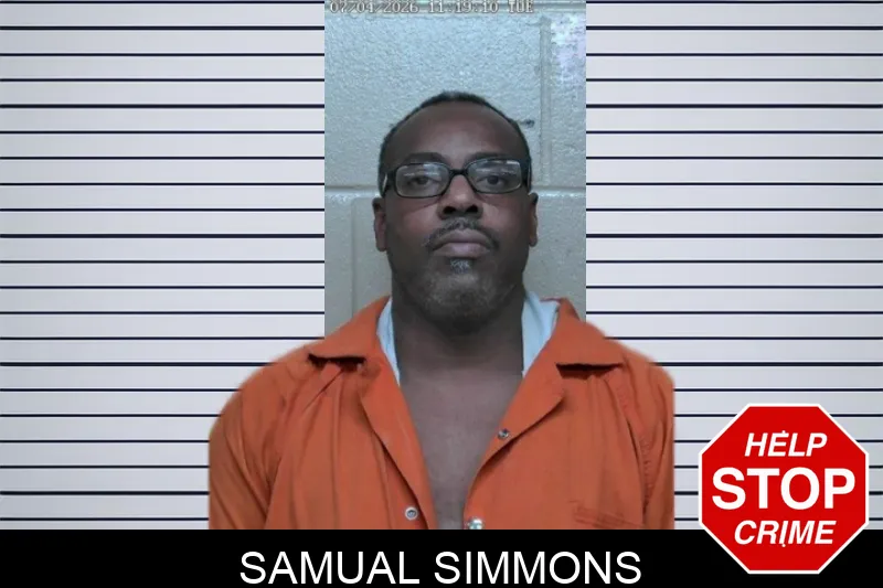 Samual Simmons mugshot