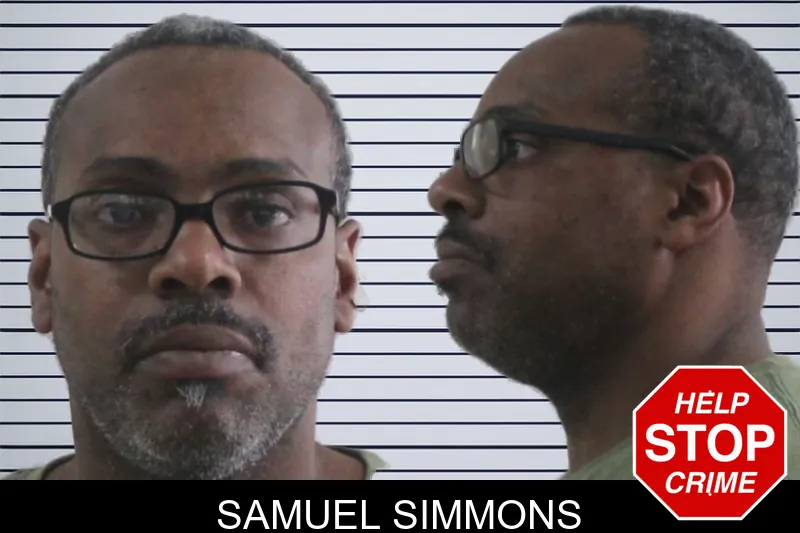 Samuel Simmons mugshot