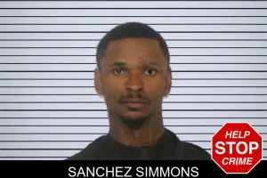 Sanchez Simmons mugshot