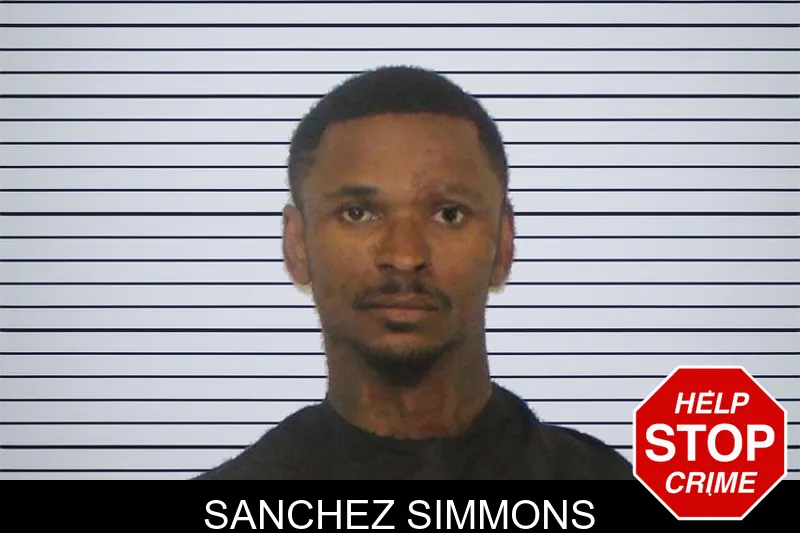 Sanchez Simmons mugshot