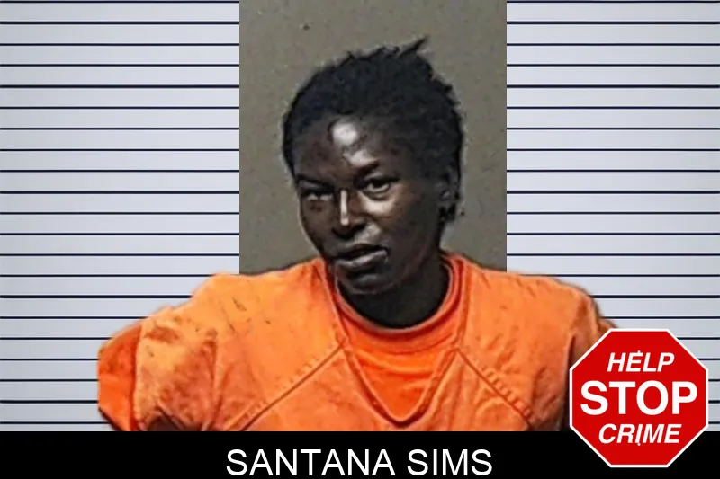 Santana Sims mugshot