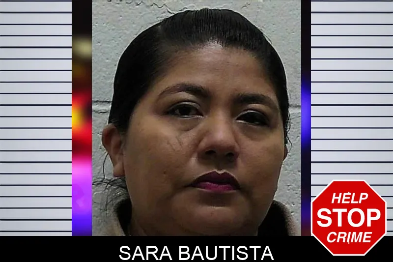 Sara Bautista mugshot