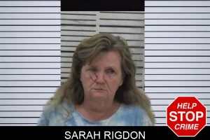 Sarah Rigdon mugshot