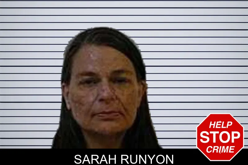 Sarah Runyon mugshot