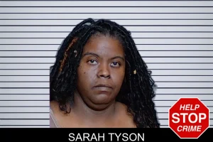 Sarah Tyson mugshot