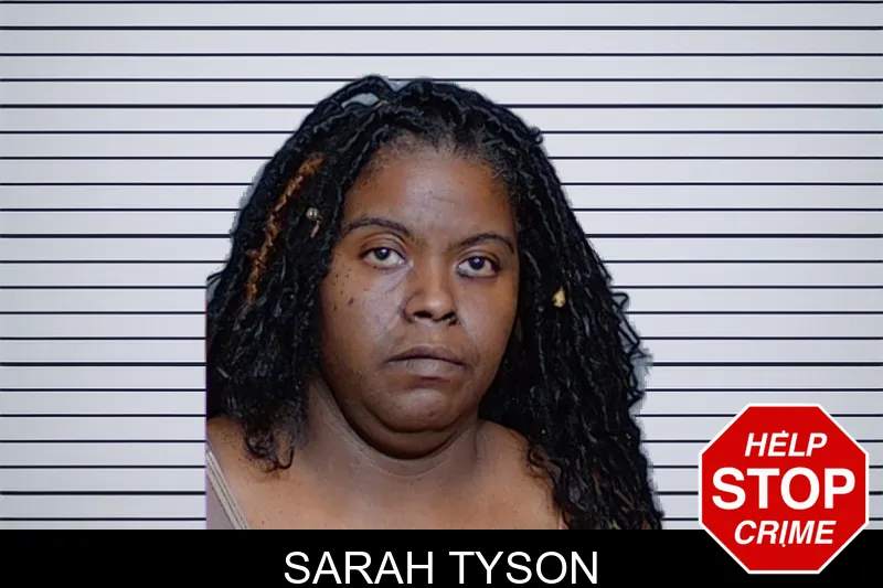 Sarah Tyson mugshot