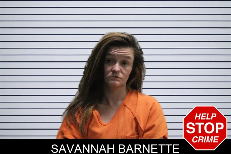 Savannah Barnette mugshot