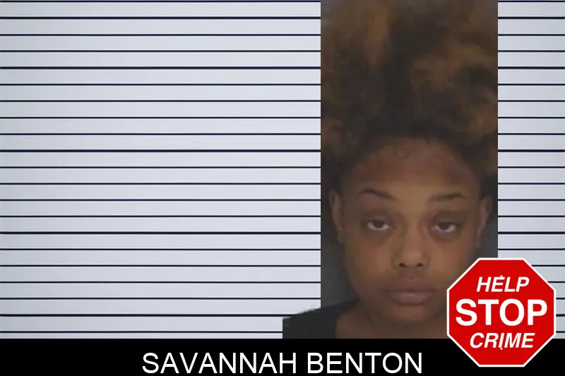 Savannah Benton mugshot