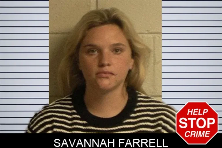 Savannah Farrell mugshot – Crawford County , Georgia Savannah Farrell