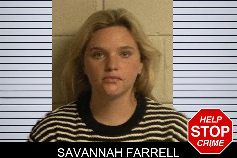 Savannah Farrell mugshot