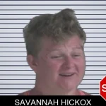 Savannah Hickox mugshot