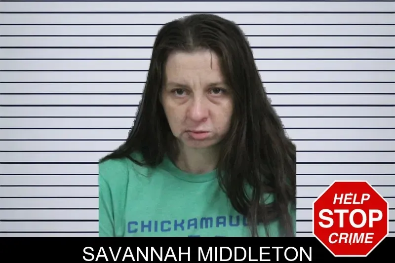 Savannah Middleton mugshot