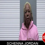 Schenna Jordan mugshot