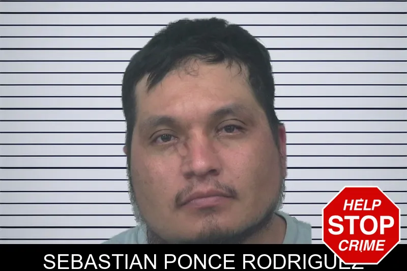 Sebastian Ponce Rodriguez mugshot
