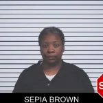 Sepia Brown mugshot – Lowndes County , Georgia Sepia Brown mugshot