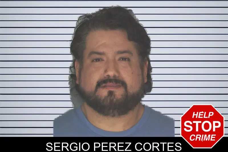 Sergio Perez Cortes mugshot