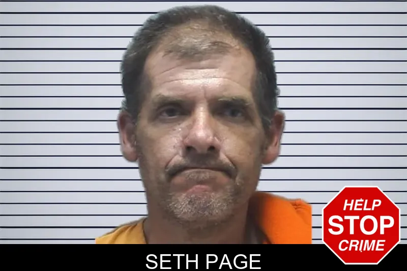Seth Page mugshot