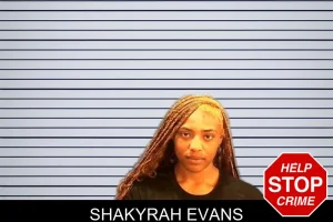 Shakyrah Evans mugshot