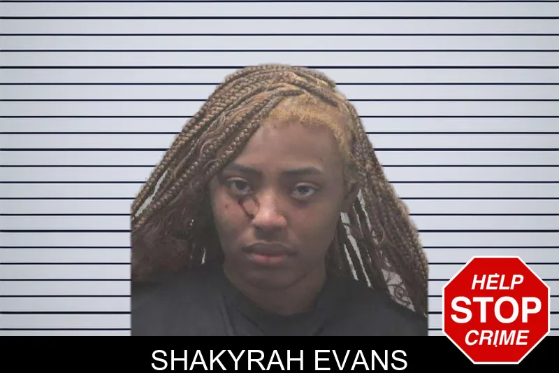 Shakyrah Evans mugshot