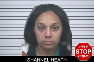 Shannel Heath mugshot