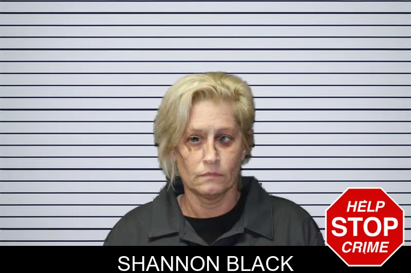 Shannon Black mugshot