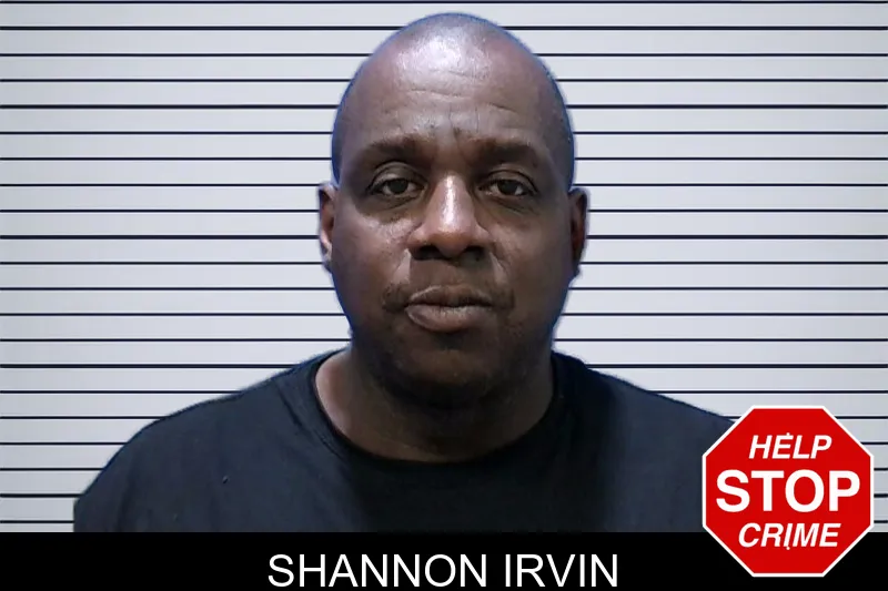 Shannon Irvin mugshot