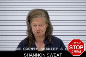 Shannon Sweat mugshot