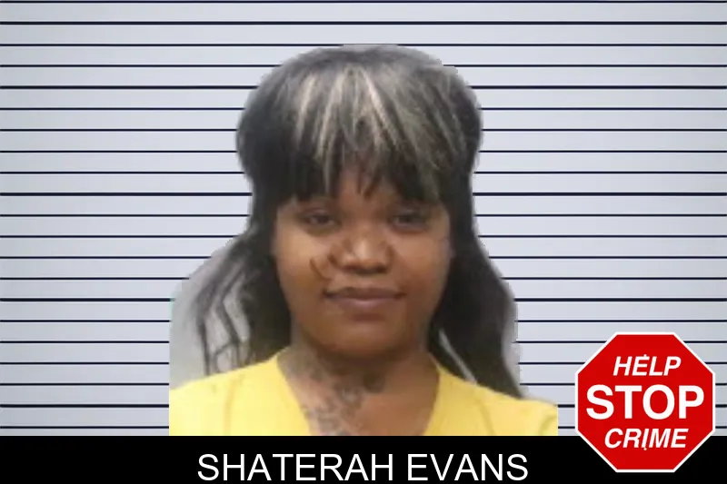 Shaterah Evans mugshot