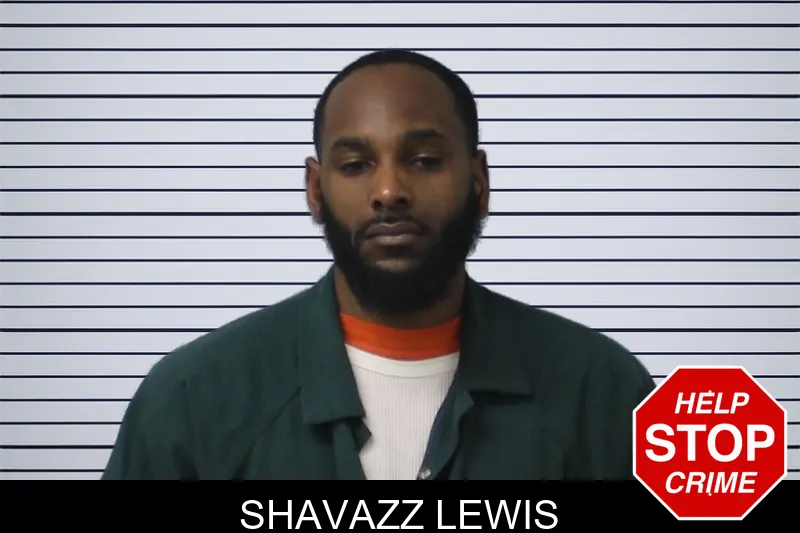Shavazz Lewis mugshot
