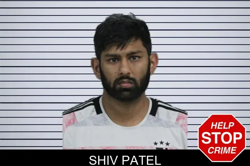 Shiv Patel mugshot