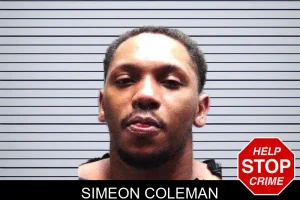 Simeon Coleman mugshot