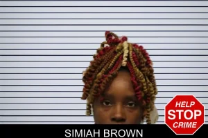 Simiah Brown mugshot
