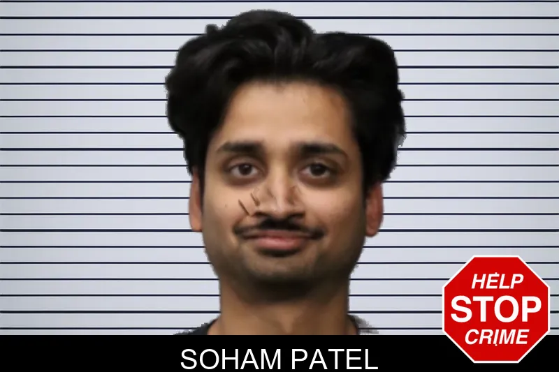 Soham Patel mugshot