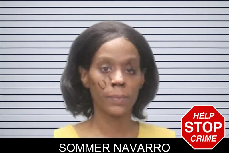 Sommer Navarro mugshot