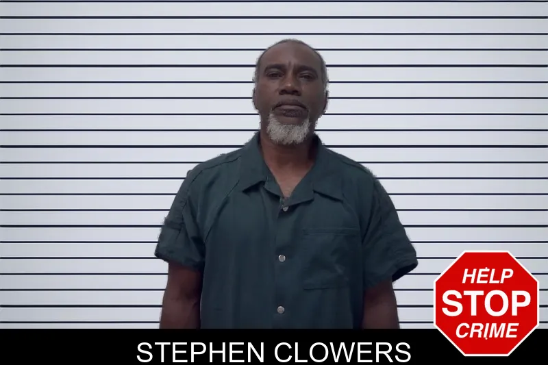 Stephen Clowers mugshot
