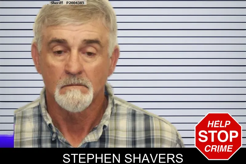 Stephen Shavers mugshot