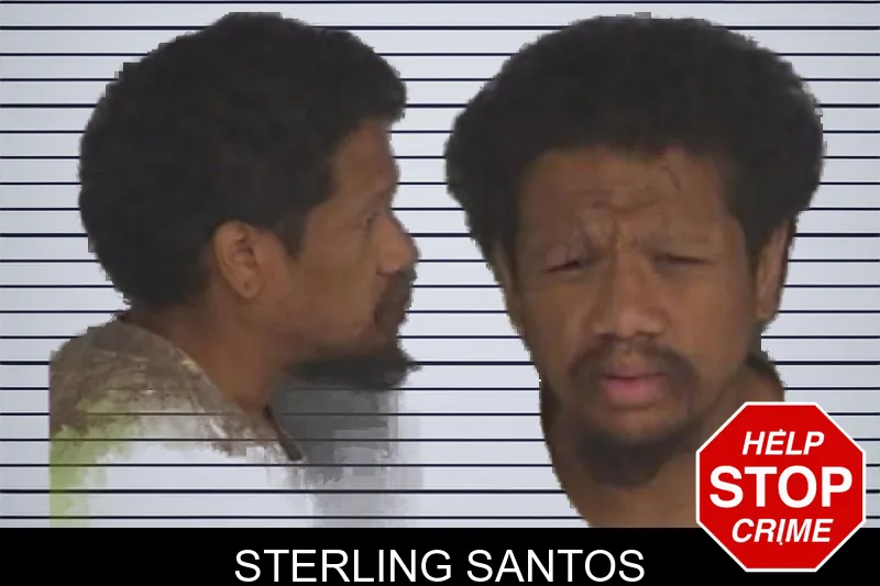 Sterling Santos mugshot