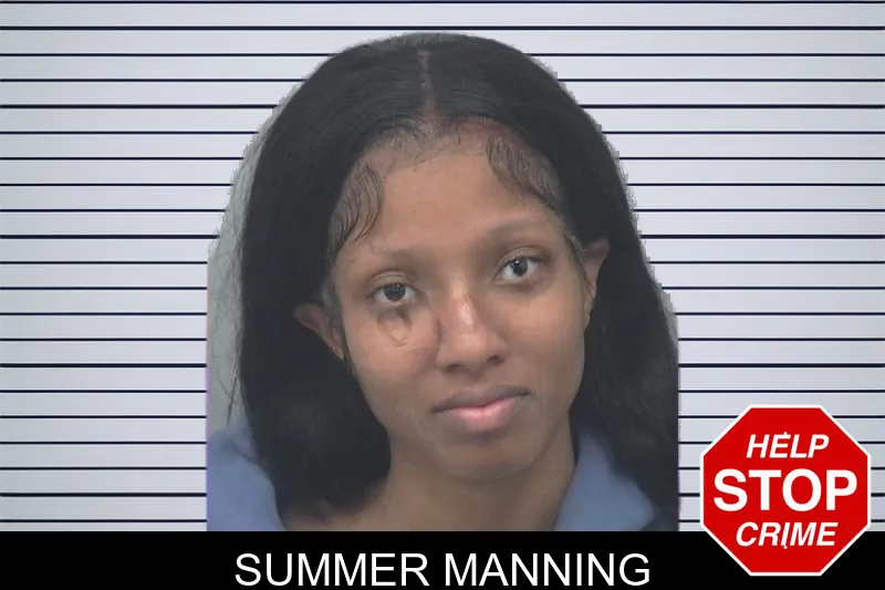 Summer Manning mugshot