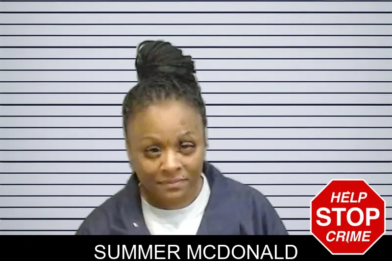 Summer McDonald mugshot
