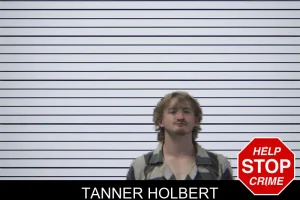 Tanner Holbert mugshot