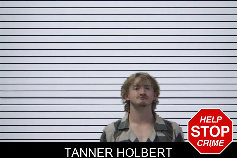 Tanner Holbert mugshot