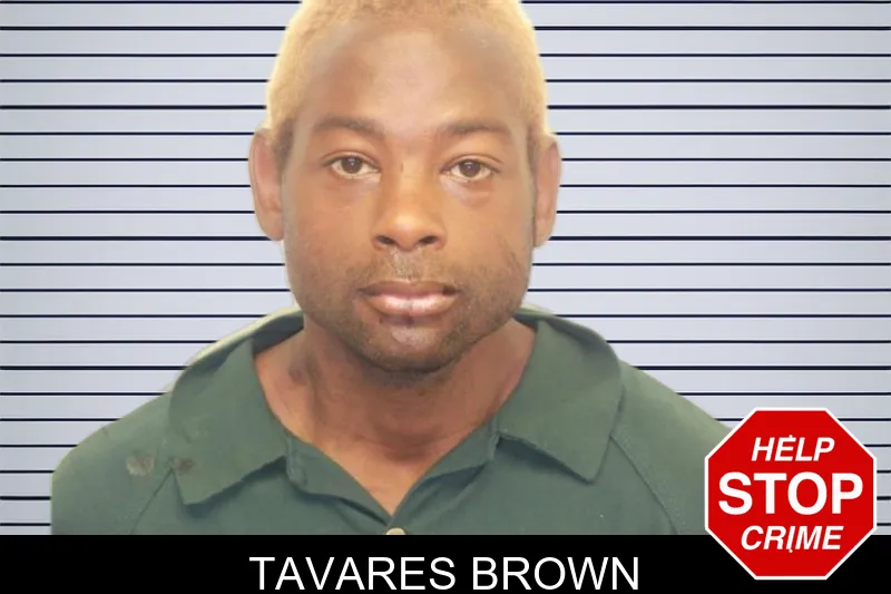 Tavares Brown mugshot