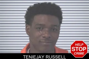 Teniejay Russell mugshot