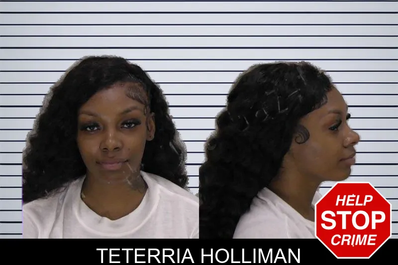 Teterria Holliman mugshot
