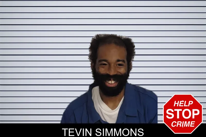 Tevin Simmons mugshot